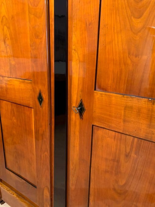 Antique Armoire- Solid cherry wood- detail of the door- styylish