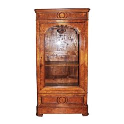 Louis Philippe Bookcase- front view- styylish