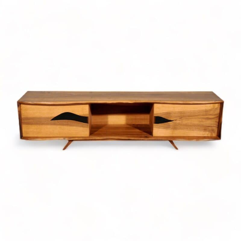 Modern sideboard- walnut with sliding doors- styylish