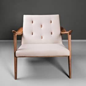 Modern Custom Made Armchair, European Design, Hand Made