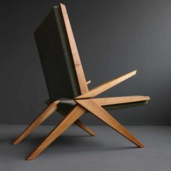 Modern Custom Made Lounge Chair- View from the side- styylish