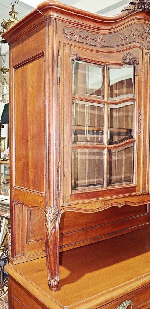 French Country Buffet- top with one of the two glass doors- styylish