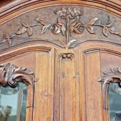 French Country Buffet- top of the doors with floral carving- styylish