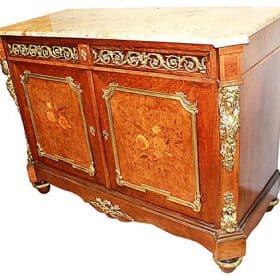French Marquetry Buffet Server, second half of 19th century