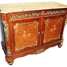 French Marquetry Buffet Server, second half of 19th century