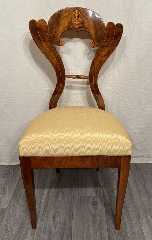 Viennese Biedermeier chairs - front view of one chair- styylish