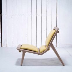 Modern Yellow chair- side view- styylish