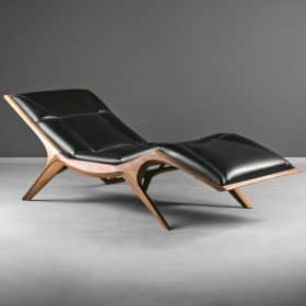 Modern Lounger, Organic Avant-Garde Design, Handmade in Europe