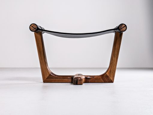 Footstool Armada- wood detail- Styylish