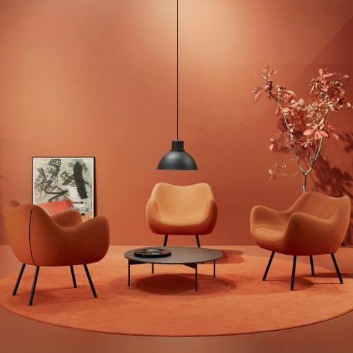 RM58 Soft chair- orange version in interior- Styylish