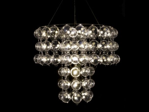 Contemporary Chandelier- Model King with black background- Styylish
