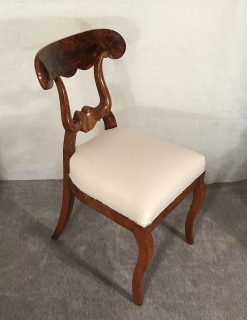 Set of 10 Biedermeier Chairs- three-quarter view of one chair- Styylish