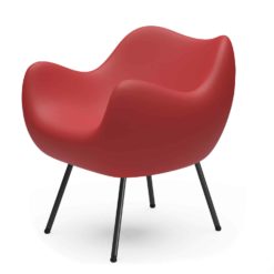 RM58 matte chair- in red- styylish