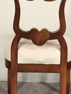 Set of 10 Biedermeier Chairs- detail of the back seen from behind- Styylish