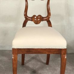 Set of 10 Biedermeier Chairs- front view of one chair- Styylish