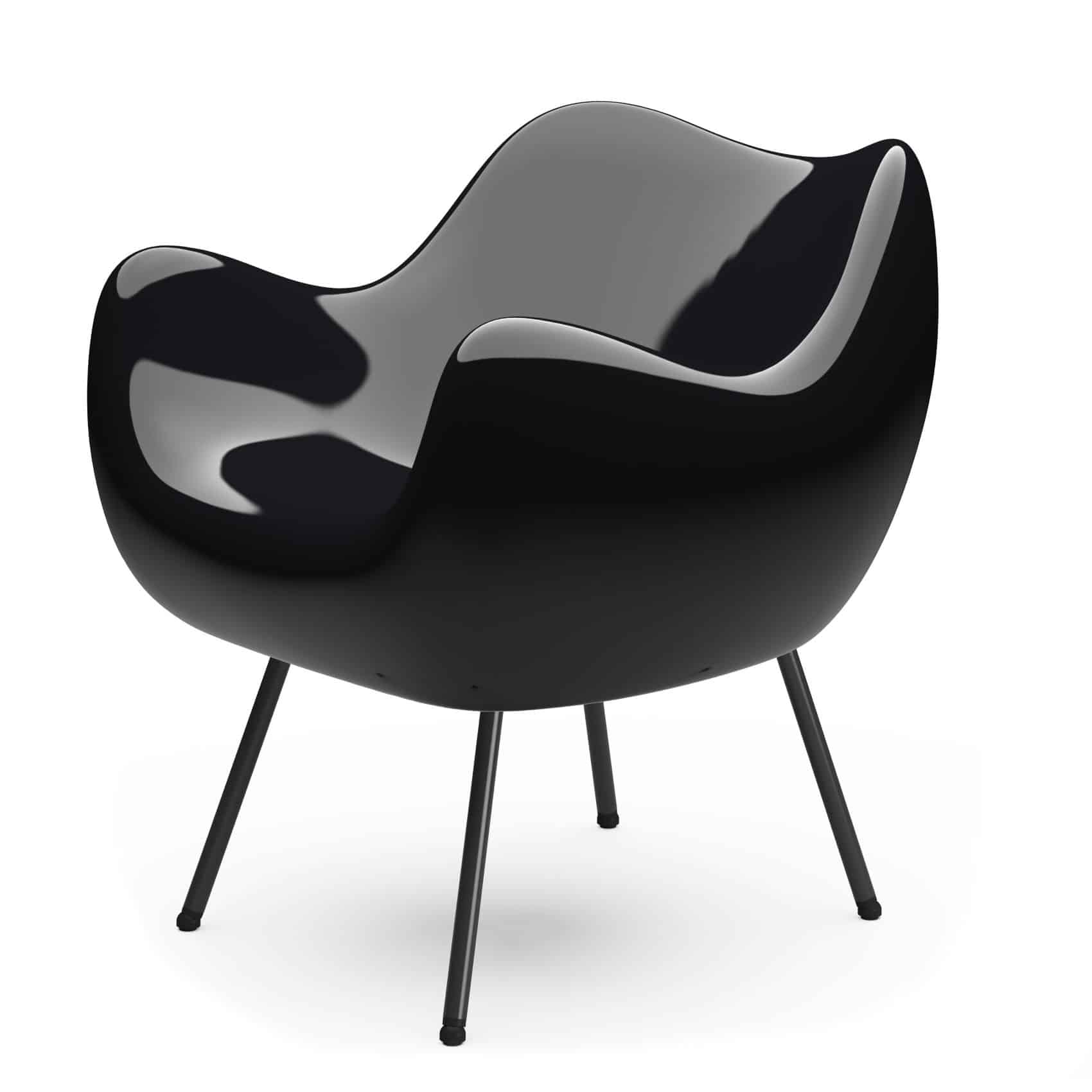 Classic chair RM58- black model- Styylish