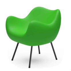 RM58 matte chair- in green- styylish