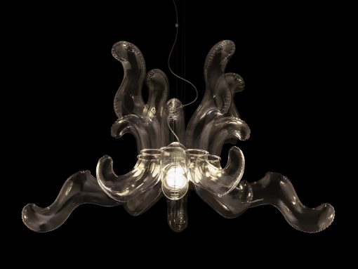 Modern chandelier- model Lullaby option A on the black background- Styylish