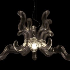 Modern chandelier- model Lullaby option A on the black background- Styylish