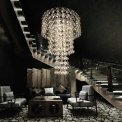 Modern Chandelier- view in a living room setting- Styylish