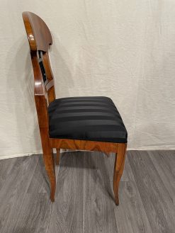 Biedermeier Walnut chair- side view- styylish