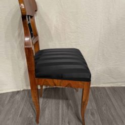 Biedermeier Walnut chair- side view- styylish