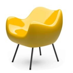 Classic chair RM58- yellow model- Styylish