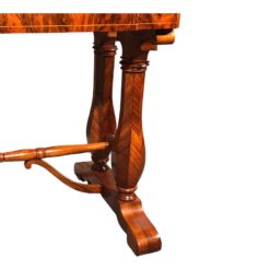 Biedermeier Walnut Desk- detail view of the right side - Styylish