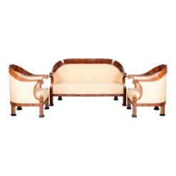 Biedermeier Armchairs- 2 armchairs and sofa- Styylish