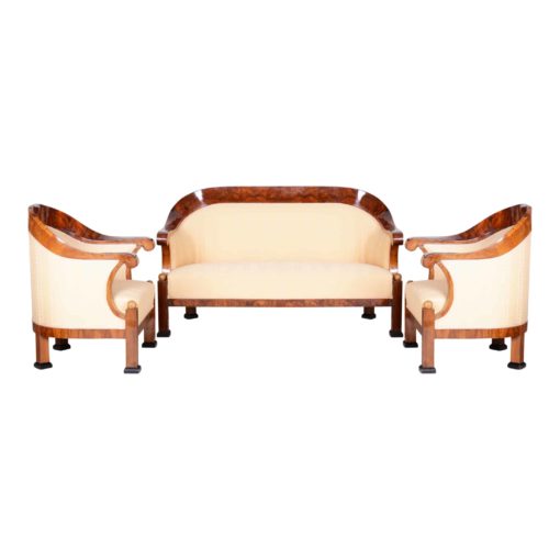 Biedermeier Armchairs- 2 armchairs and sofa- Styylish