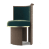 Arco chair- green velvet- Styylish