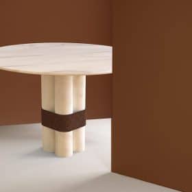 Marble dining table, Design by Sergio Prieto, Handmade in Europe