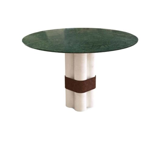 Marble dining table- with green marble top- Styylish