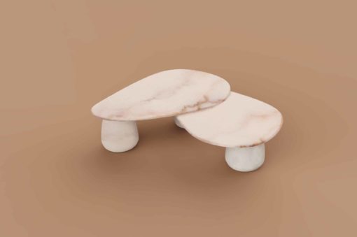 Marble sofa table- marble light pink- Styylish