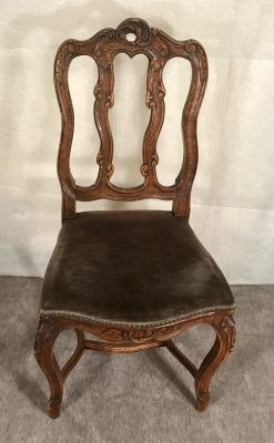 Baroque chairs- view of one chair from the front- Styylish
