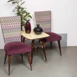 1950's Chair set of two with side table- Styylish