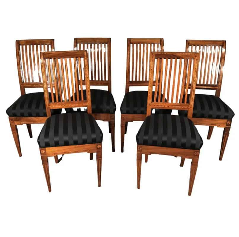 Neoclassical Chairs- Set of 6- Antique dining chairs for sale- Styylish