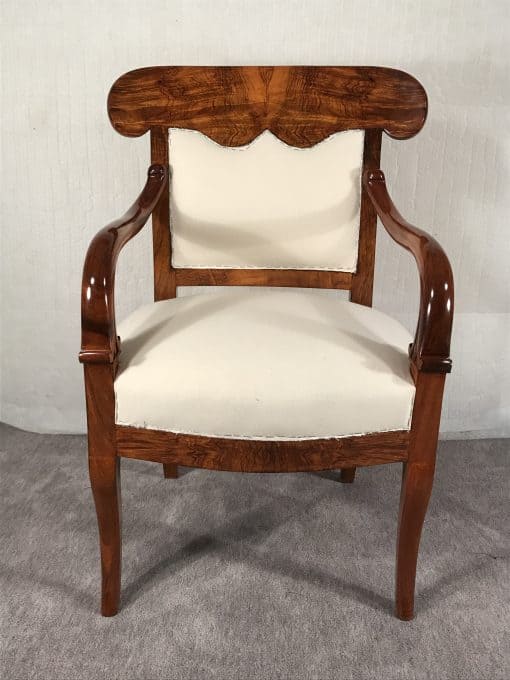 Pair of Biedermeier Armchairs- front view of one chair- Styylish