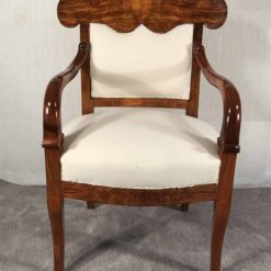 Pair of Biedermeier Armchairs- front view of one chair- Styylish