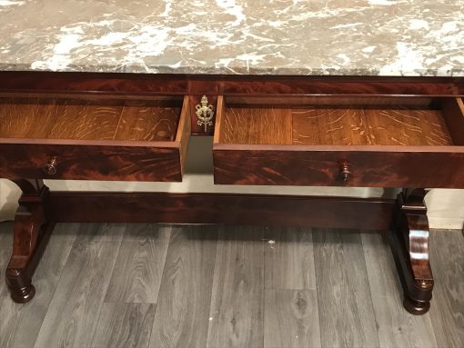 French Console Table- view with open drawers- Styylish