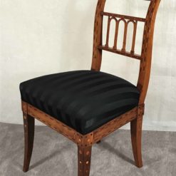 Pair of Neoclassical Chairs- three-quarter view- Styylish