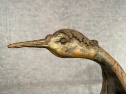 Antique sled- detail of the bird's head- Styylish