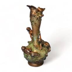 Ignaz Mansch Art Nouveau Bronze Vase- 20th century- styylish