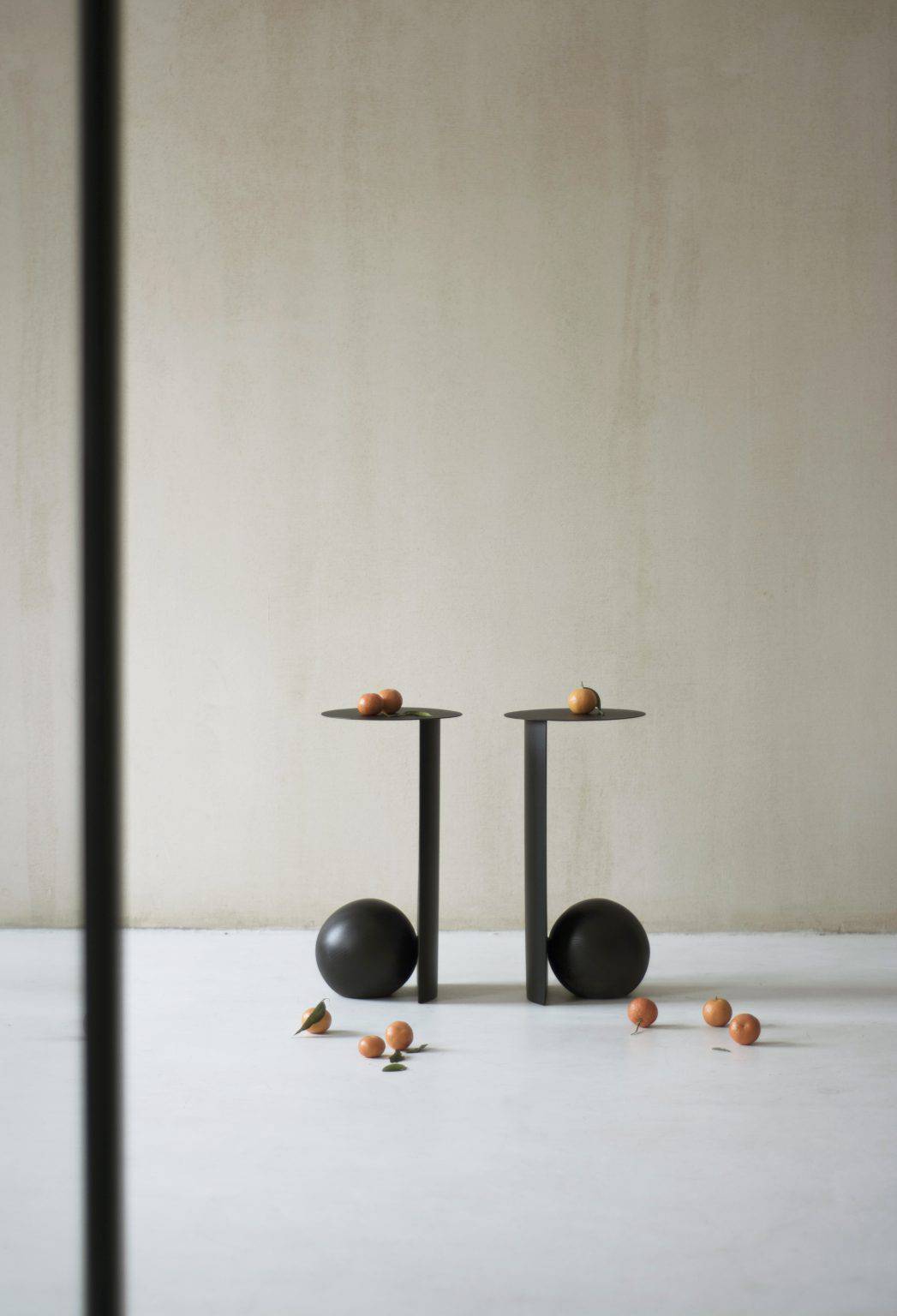 Modern Pedestal Side Table Custom Made Furniture for sale Styylish