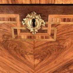 French Antique Secretary Desk- detail of the rwriting flap with bronze fitting- Styylish