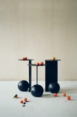 Modern Pedestal Side Table, Sion with Sen- Styylish