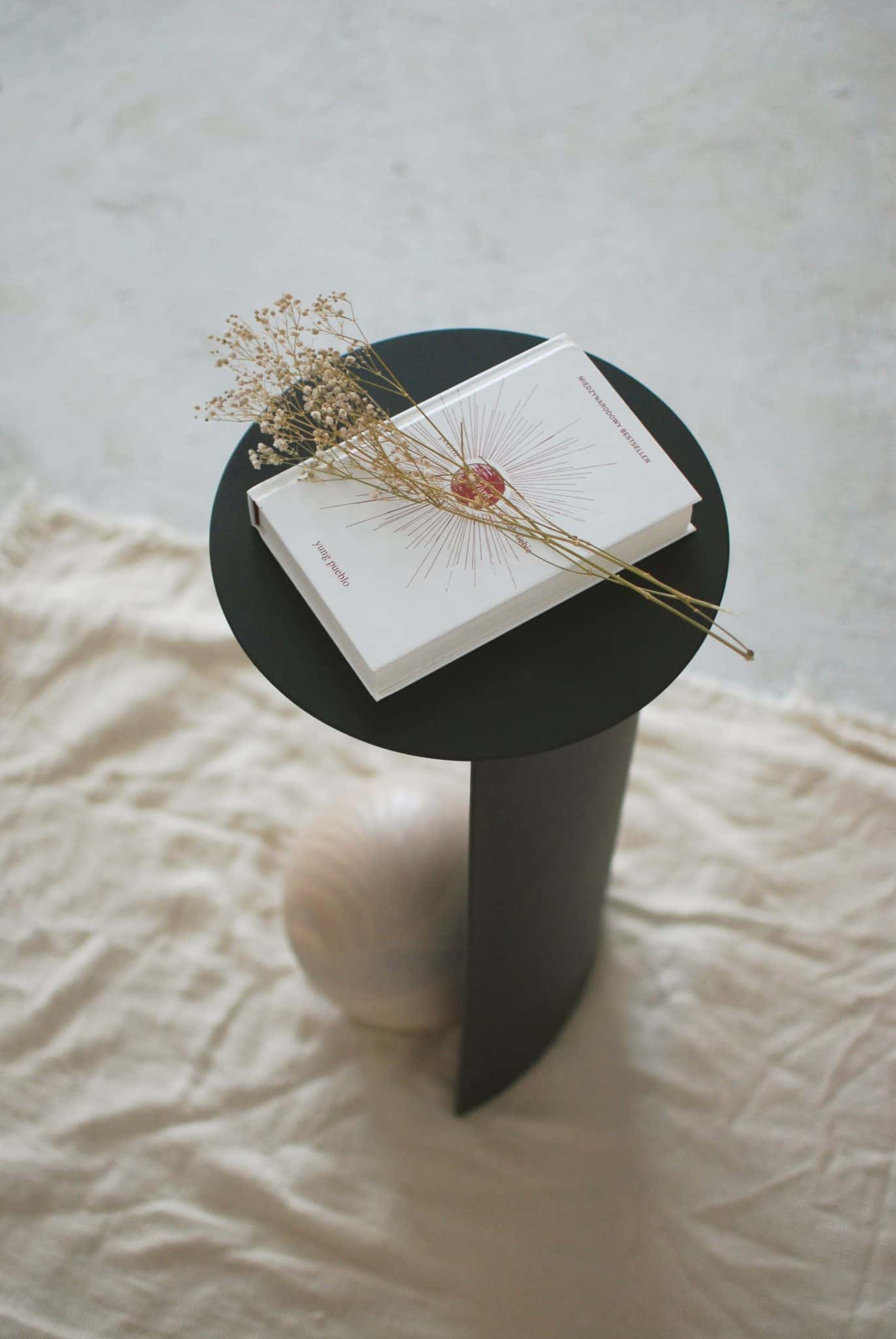 Modern Pedestal Side Table Custom Made Furniture for sale Styylish