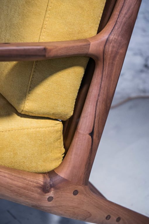 Z Chair, Inspired by Danish Midcentury Design- wood detail- Styylish