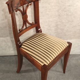 Original Biedermeier Chairs, Set of 4, 1820