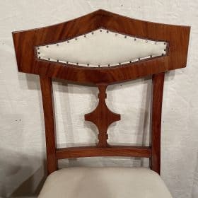 Mahogany Biedermeier Chairs, a Set of 4, 1820-30